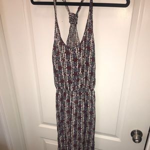 Francesca’s red white and blue maxi dress